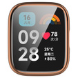 2w1 Etui z Osłoną na ekran do Xiaomi Redmi Watch 3 Active, Różowe rose gold