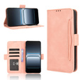 Etui z klapką do OnePlus Nord 5, Card Slot, różowe