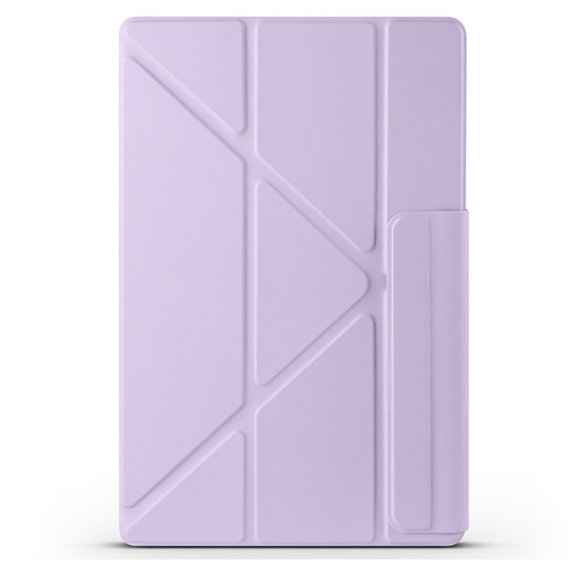 Magnetyczne etui origami do Samsung Galaxy Tab S10 Lite / S10 FE / S9 FE / S9 – fioletowe