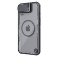 Etui do iPhone 16e, pancerne Nillkin, Icelade Prop, do Magsafe, czarne