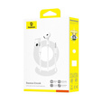 Baseus Encok HZ19 – słuchawki douszne z mikrofonem mini jack 3,5 mm białe