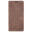 Etui do Samsung Galaxy A54, ERBORD Vintage portfel z klapką, kawowe