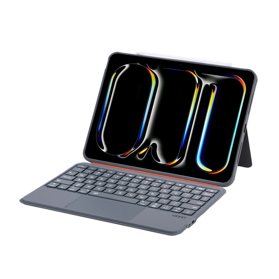 Etui z klawiaturą Bluetooth do iPad 11" 2025 A16 (11 gen.) / iPad 10.9" 2022 (10 gen.) – czarne