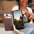 Etui CASEME do Samsung Galaxy M33 5G, Leather Wallet Case, brązowe