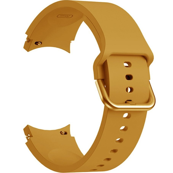 Pasek Silikonowy do Samsung Galaxy Watch 4/5/6 40/42/43/44/45/46/47mm, Żółty