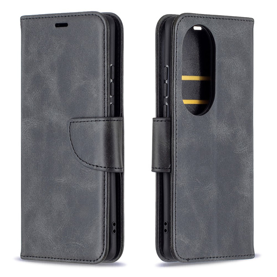 Etui Wallet with Strap do Huawei P50 Pro, Black