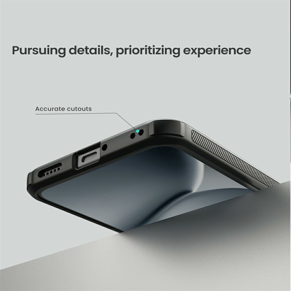 Etui Nillkin Frosted Shield Pro MagSafe do Xiaomi Redmi Note 15 Pro 5G – przezroczyste / czarne