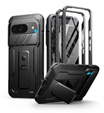 Etui pancerne do Google Pixel 9a, Dexnor Kickstand (Two Frames), czarne