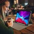 Etui z miejscem na klawiaturę Bluetooth do iPad Pro 12.9" 2021/2020/2018 (5/4/3 gen.), Czarne