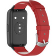 Pasek ze skóry naturalnej do Huawei Band 7, Red