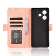 Etui z klapką do Oppo A40 / Oppo A40m, Card Slot, różowe