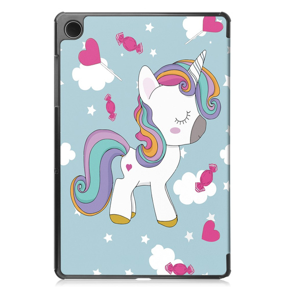 Etui do Samsung Galaxy Tab A9+, Smartcase, unicorn