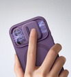 Etui do iPhone 17, Suritch Shockproof, do MagSafe – fioletowe