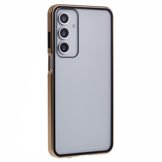 Etui do Samsung Galaxy A16 / A16 5G, Magnetic Dual Glass, złote