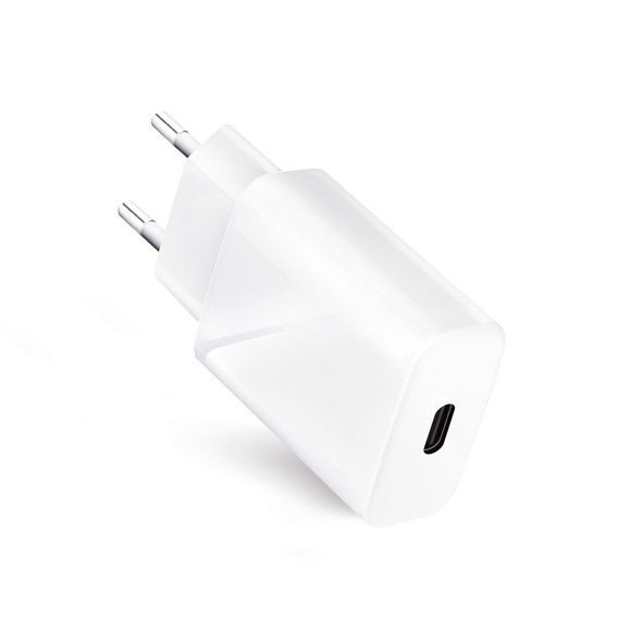 Forcell Ładowarka Sieciowa 20W PD/QC4.0 + Kabel Type-C - Lightning, White