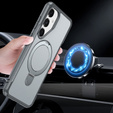 Etui do Samsung Galaxy S25/S24 z magnetyczną podstawką – szare