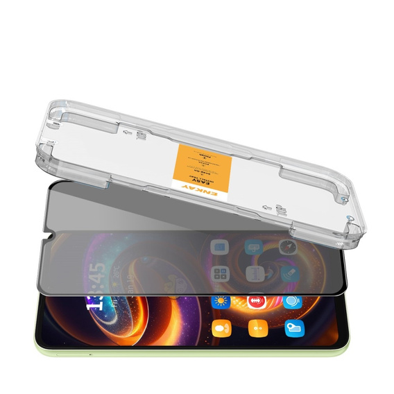ENKAY Szkło Hartowane do Samsung Galaxy A16 / A16 5G, Anti-Spy, szare