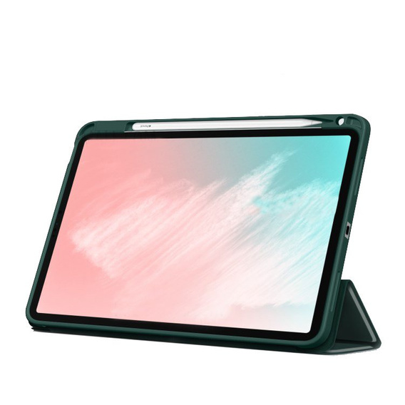 Etui do iPad Air 10.9" 2022/2020 (5/4 gen.), Smartcase z miejscem na rysik, zielone