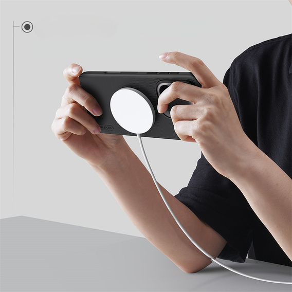 Etui Nillkin Frosted Shield Pro MagSafe do Oppo Find X9 Pro – czarne