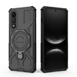 Magnetyczne etui do OnePlus Nord 5 z podstawką - czarne