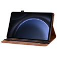 Etui do Samsung Galaxy Tab S10 Lite / S10 FE / S9 FE, Wallet Pen Slot, brązowy