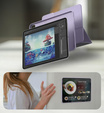 Dexnor iPad Pro 13" 2024 (7 gen.) – magnetyczne etui z funkcją podstawki - fioletowe