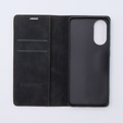 Etui do Oppo A78 4G, ERBORD Vintage portfel z klapką, czarne