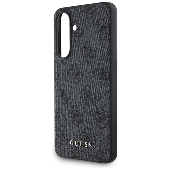 Etui GUESS do Samsung Galaxy A56, 4G Metal Gold Logo, czarne