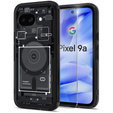 Etui Spigen do Google Pixel 9A, MagSafe Ultra Hybrid, Zero One czarne + Szkło Hartowane 9H