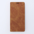 Etui do Motorola Moto G53, ERBORD Vintage portfel z klapką, brązowe