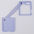 Etui Wristband Kickstand do Samsung Galaxy Z Flip7 FE / Z Flip6, Fioletowe
