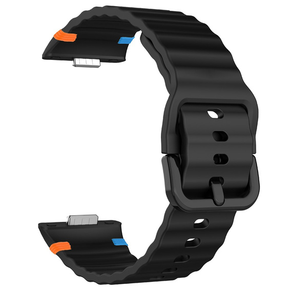 Pasek Silikonowy do Huawei Watch Fit 4 / 4 Pro / 3, Czarny