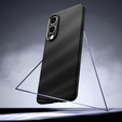 Etui Spigen do Samsung Galaxy S25 Edge, Liquid Air, czarne + Szkło Hartowane 9H