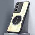 Etui do Realme 14X / Realme C75, z blaszką magnetyczne, przezroczyste / czarne
