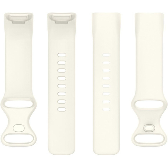 Pasek silikonowy do Fitbit Charge 5, Beżowy