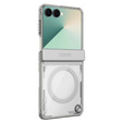 Etui do Samsung Galaxy Z Flip7 5G, pancerne Nillkin, Icelade Prop, do Magsafe, przezroczyste