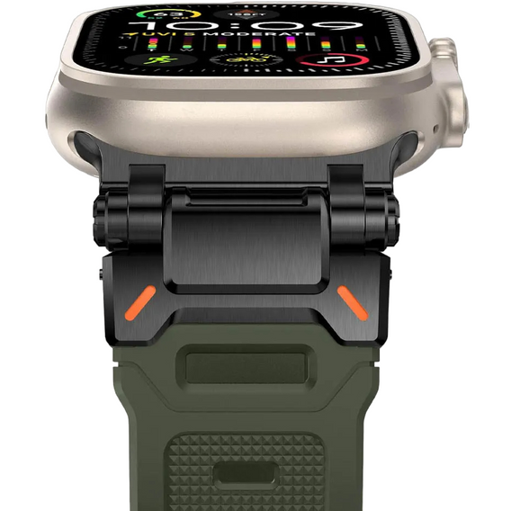 Pasek ERBORD ProTech do Apple Watch 1/2/3/4/5/6/7/8/9/10/11/SE Ultra 1/2/3 42/44/45/46/49mm, Zielony