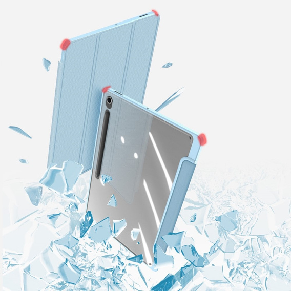 Etui Dux Ducis Toby Series do Samsung Galaxy Tab S10 FE+ Plus – niebieskie