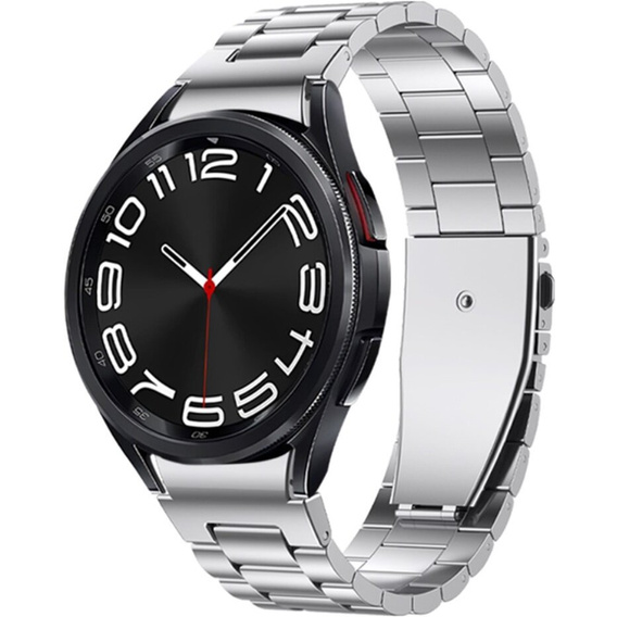 Pasek Bransoleta do Samsung Galaxy Watch 4/5/6 40/42/43/44/45/46/47mm, Srebrna
