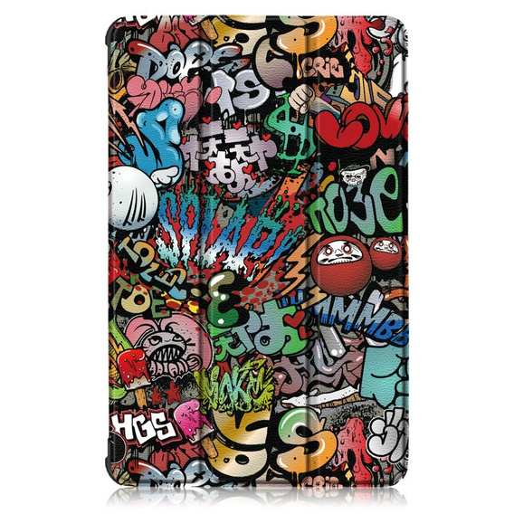 Etui do Lenovo Tab M10 Plus 10.3 TB-X606, Smartcase, Graffiti