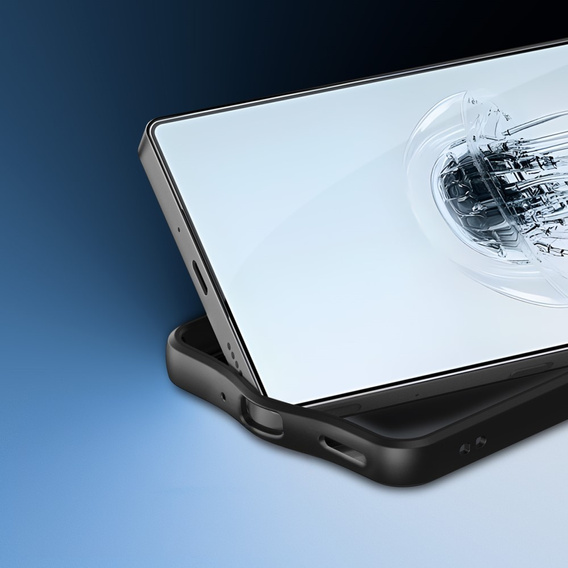 Etui DuxDucis do Redmagic 10 Pro+ / 10 Pro, Aimo case, przezroczyste / czarne