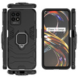 Etui do Realme 8i, Kickstand Ring, czarne