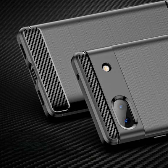Etui do Google Pixel 6A, Karbon, czarne