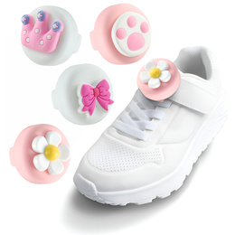 Zestaw 4x etui do Apple AirTag 2 / 1, z motywem dziewczęcym - różowy