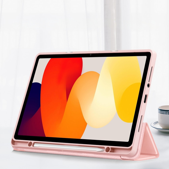 Etui do Xiaomi Redmi Pad SE 11", Smartcase Hybrid, z miejscem na rysik, różowe