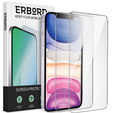 2x Szkło Hartowane do iPhone 11/XR, ERBORD 9H Hard Glass, szybka