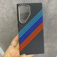 Etui do Samsung Galaxy S24 Ultra, Carbon Fiber MagSafe, granatowe
