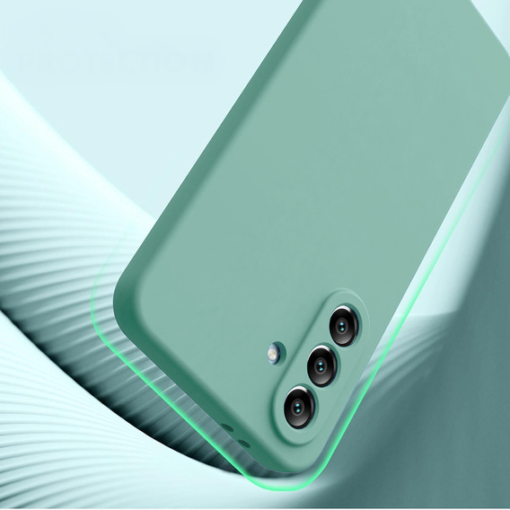 Etui do Samsung Galaxy A56 5G, Silicone Lite, miętowy