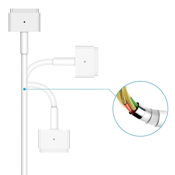 Zasilacz 45W do Apple Macbook Air 11/13 14.85V 3.05A z kablem Magsafe 2 "T"