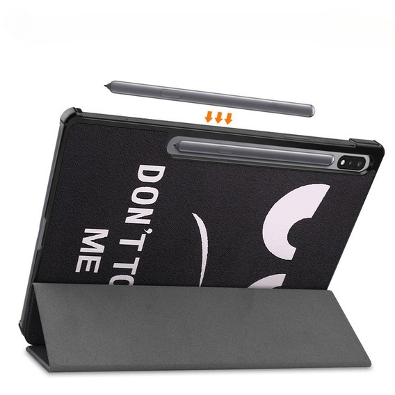 Etui do Samsung Galaxy Tab S9 Plus, Smartcase, don't touch me